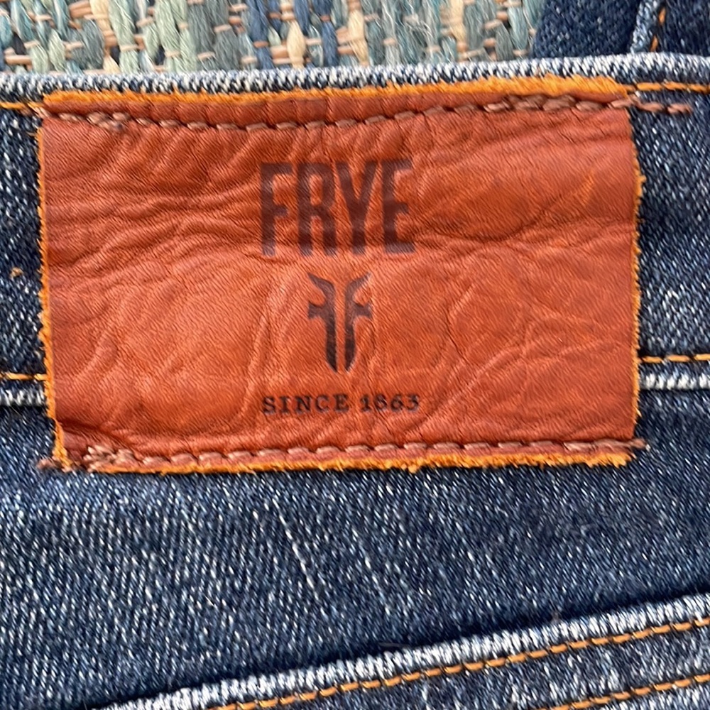 Frye High Rise Skinny Medium Wash Blue Jeans size 27 - Picture 6 of 7